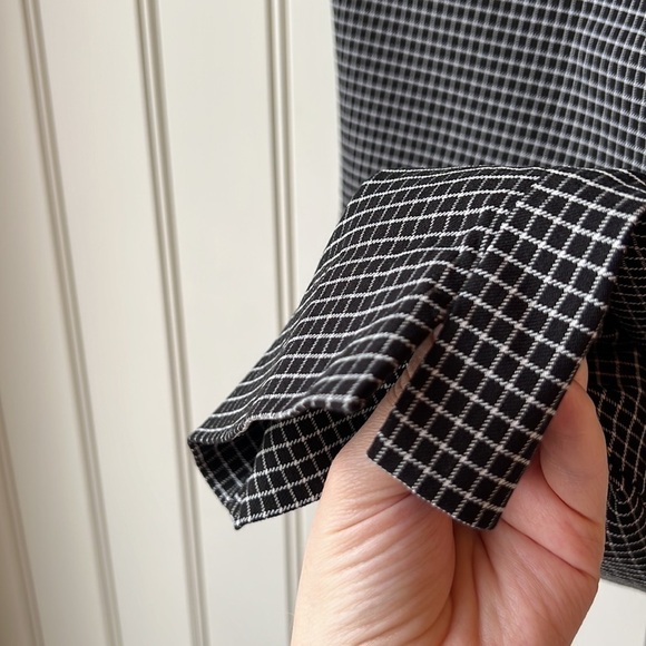 trendsetter Black Plaid Capris Size 14 - Picture 7 of 8